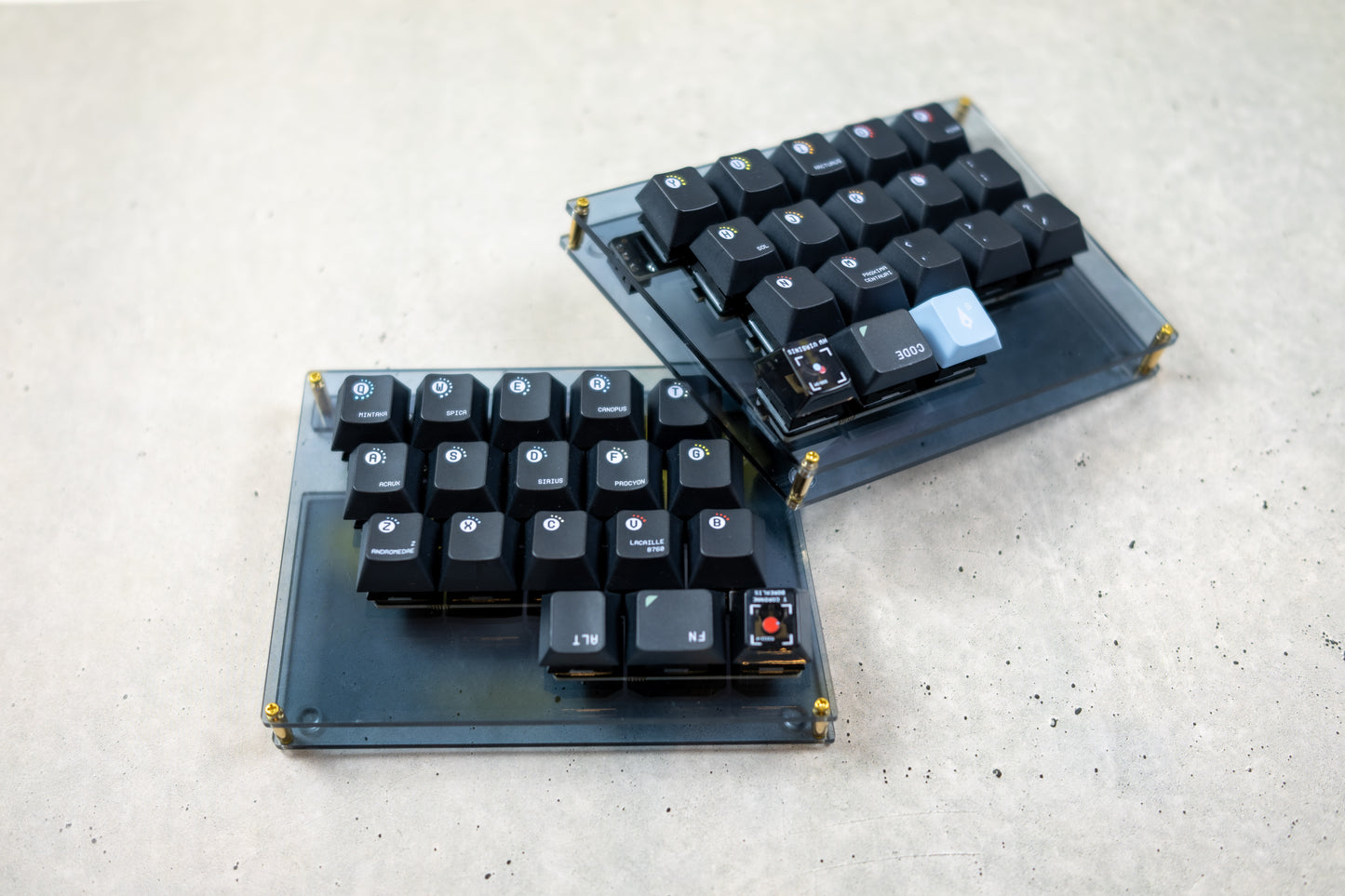 スモーククリアアクリルプレートセット- Gravity36オプション